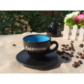 KC-2588 Haonai Black color ceramic coffee set